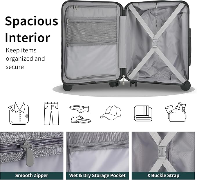 5-Piece Lightweight Luggage - Image 7