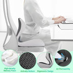 Buttocks Cushion for Office Chair Memory Foam Seat Pad for Butt Support - Image 6