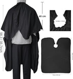 Salon Professional Barber Cape with Multi position Snap Closure Hair Cutting Kits Thin Hairdressing Capes for Unisex 47” * 56”