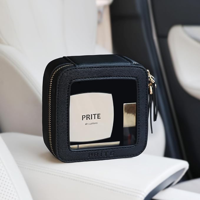 Prite Mini Clear Makeup Bag for Purse Cute Small Travel Cosmetic Bag for Women - Image 6