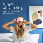 Brooklinen Silk Eye Mask for Sleeping – Blush Pink, 100% Mulberry Silk Sleep - Image 5