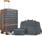 Carry on Luggage Sets with TSA Lock, 20 Inch Expandable Carry-on Suitcase with by Unknown