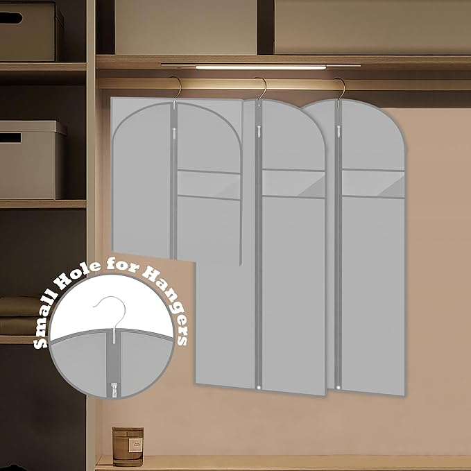 Garment Bags for Hanging Clothes, Dress Bags for Gowns Long - Image 5