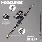 DaddyGoFish Kids Fishing Pole - Image 3
