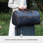 STOVER Garment Travel Duffle Bag, Large 2-in-1 Convertible Carry-on Luggage - Image 6