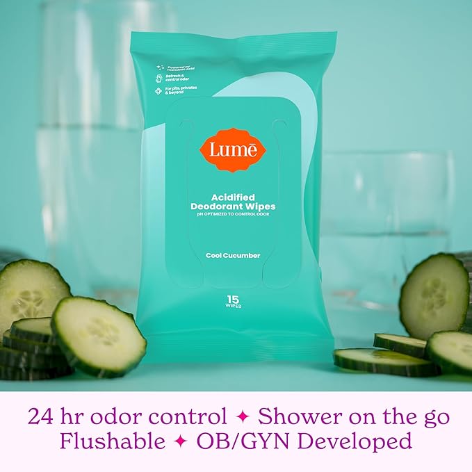 Lume Acidified Deodorant Wipes - Image 8
