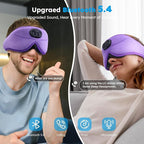 LC-dolida White Noise Sleep Mask, 3D Sleep Headphones - Image 3