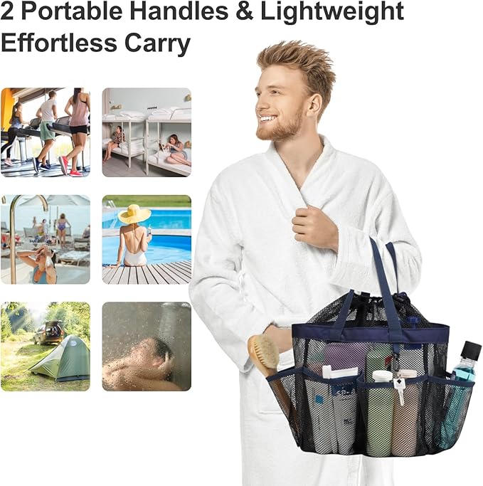 F-color Mesh Shower Caddy Portable - Image 8