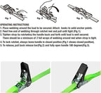 XSTRAP STANDARD Ratchet Tie Down Straps 4 Pk 10 Ft- 300 Lbs Load Cap- 900 Lbs - Image 4