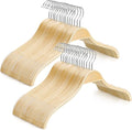 TOPIA HANGER Slim Natural Wood Hangers by TOPIAHANGER