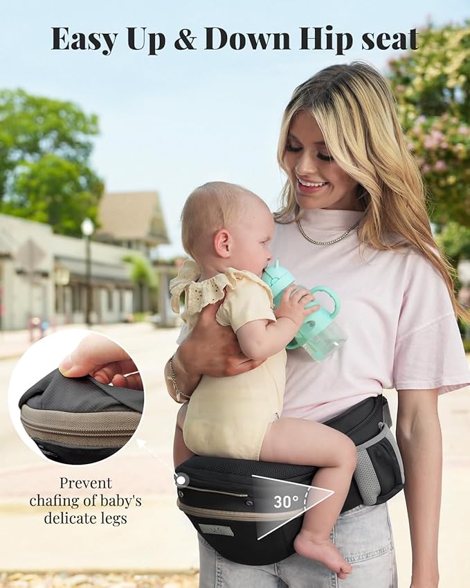 MOMTORY Carryall™ Pro Baby Carrier, Safety-Certified 6-in-1 Ultra Storage Baby - Image 5