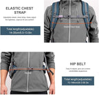 MOUNTAINTOP 40L Hiking Backpack Lightweight Travel Backpack - Image 5