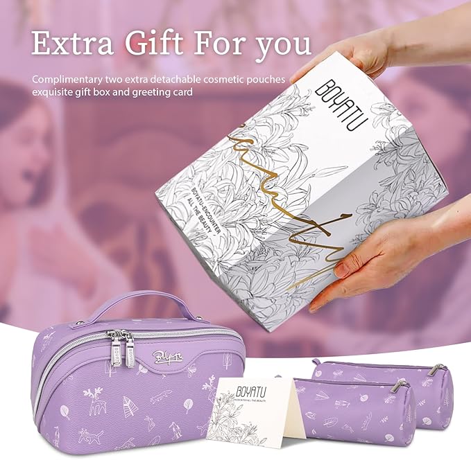 BOYATU Travel Makeup Bag Cosmetic Bags - Image 6