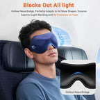 Eye Masks for Sleep Light Blocking: Lightweight 3D Contoured Eye Mask for Lash - Image 2