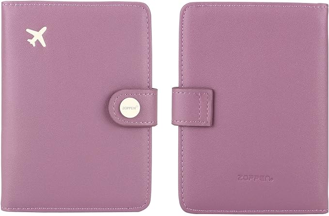 ZOPPEN Passport Holder Women, Passport Cover Travel Wallet Rfid Blocking - Image 7