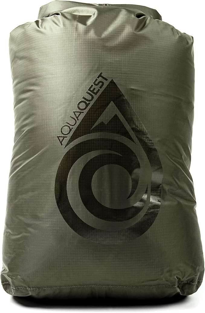 AquaQuest Rogue Dry Bag – 10L Olive Drab – 100% Waterproof Roll Top – Survival by AquaQuest