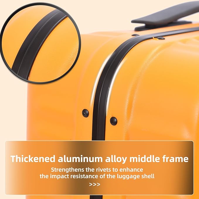 29 Inch 40 * 37 * 77cm, Aluminum Checked Luggage - Image 5