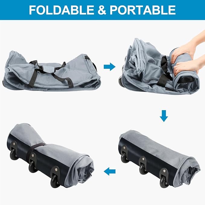 Finnhomy 120L Foldable Rolling Duffel Bag - Image 5