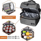 OPUX Lunch Box For Men Women, Insulated Large Lunch Bag Adult Work, Double - Image 7