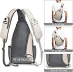 G4Free Sling Bag RFID Blocking Sling Backpack Crossbody Chest Bag Daypack - Image 6