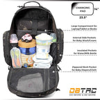 Diaper Bag Backpack for Dad, DBTAC Large Baby Nappy Bag for Men w/Changing Mat - Image 4