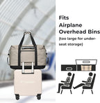 SUNNY BIRD Duffel with Utility Pouch, 40L Weekender Overnight Bag with Shoe - Image 5