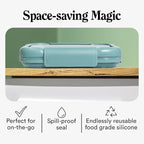STOJO Collapsible Bento Box, Leak-Proof, Microwave & Dishwasher Safe, Premium - Image 3