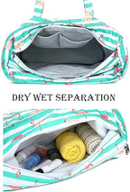 LEDAOU Large Beach Tote Bag Women Waterproof Sandproof Zipper Beach Tote Bag - Image 7