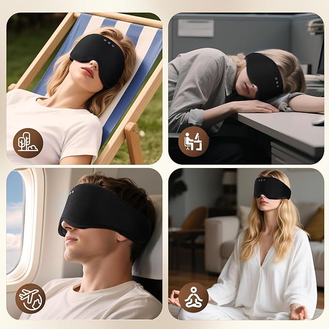 Sleep Eye Mask with Wireless Headphones - Image 7