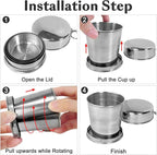 Guyuyii 3-Pack Collapsible Cups - Image 2