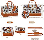 Weekender Bag for Women, Travel Duffel Bag Carry On Overnight Bag - Image 6