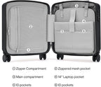 Hanke 16 Inch Underseat Carry On Luggage, Airline-Approved Hard Shell Small - Image 6