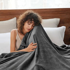 PHF Ultra Soft Fleece Blanket King Size, No Shed No Pilling Luxury Plush Cozy - Image 2