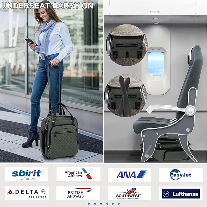 EMPSIGN Underseat Carry On Wheeled - Image 3