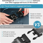 Travel Inspira Luggage Straps for Suitcases - Image 6