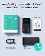 INIU 140W Power Bank, Compact 25000mAh High Capacity Laptop Portable Charger - Image 7