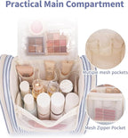 Narwey Striped Hanging Travel Toiletry Bag - Image 3