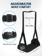 Airplane Foot Hammock, Upgraded Anti-Squeeze Foot Rest - Image 2