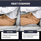 Coverado Car Seat Cushion with Memory Foam, Ergonomic Driving Seat Cushion - Image 5