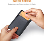 Buffway Mens Slim Wallet, Minimalist Thin Front Pocket Leather Credit Card - Image 3