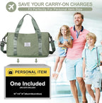 Travel Duffel Bag, Sports Tote Gym Bag, Shoulder Weekender Overnight Bag - Image 2