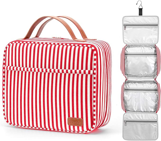 Hanging Travel Toiletry Bag, Large Capacity Cosmetic Travel Toiletry Organizer by Bosidu