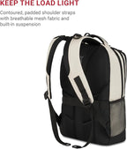SwissGear Cecil 5505 Laptop Backpack, Cream/Black - Image 5