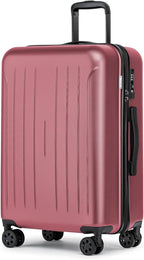 KYME Suitcase Hardshell With Double Spinner Wheels, PC+ABS TSA Lock Travel by KYME