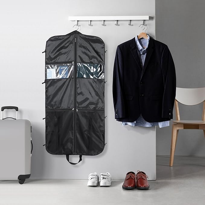Zilink 48 Inch Garment Bags for Travel Heavy Duty Travel Suit Bag for Men Women - Image 6