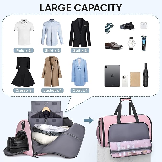 BALEINE Convertible Garment Bag - Image 5