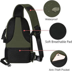 MOSISO Camera Sling Bag, DSLR/SLR/Mirrorless Camera Backpack Case Shockproof - Image 4