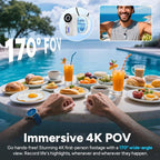 SJCAM C110Plus Magnetic Combo, 4K POV Action Camera - Image 3