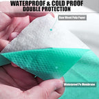 50 Pack Toilet Seat Covers Disposable 16x24 Inch XL Portable Toilet Liners - Image 3