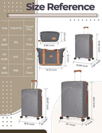 Luggage Sets 5 Piece, Suitcases - Image 7